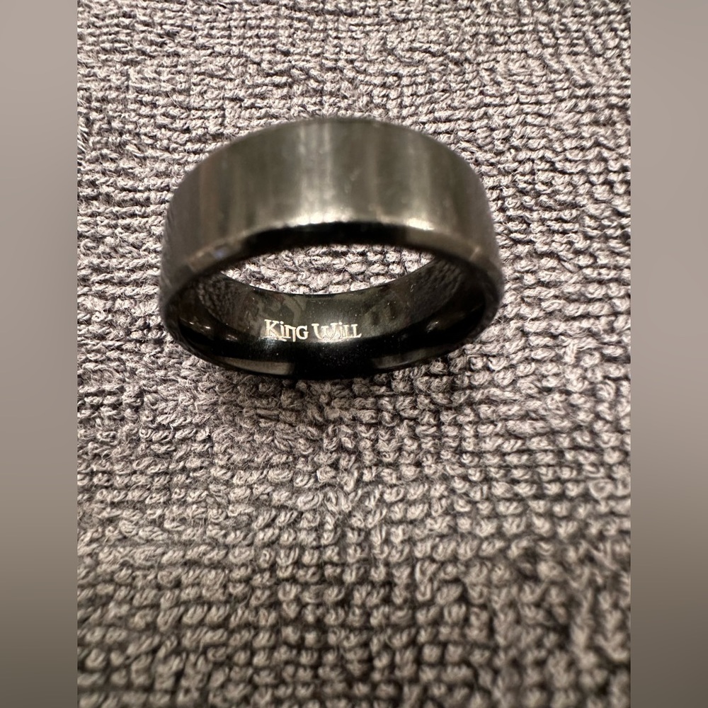Black Titanium Ring - image 1